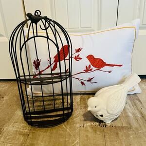 Bird themed 3-piece decor bundle